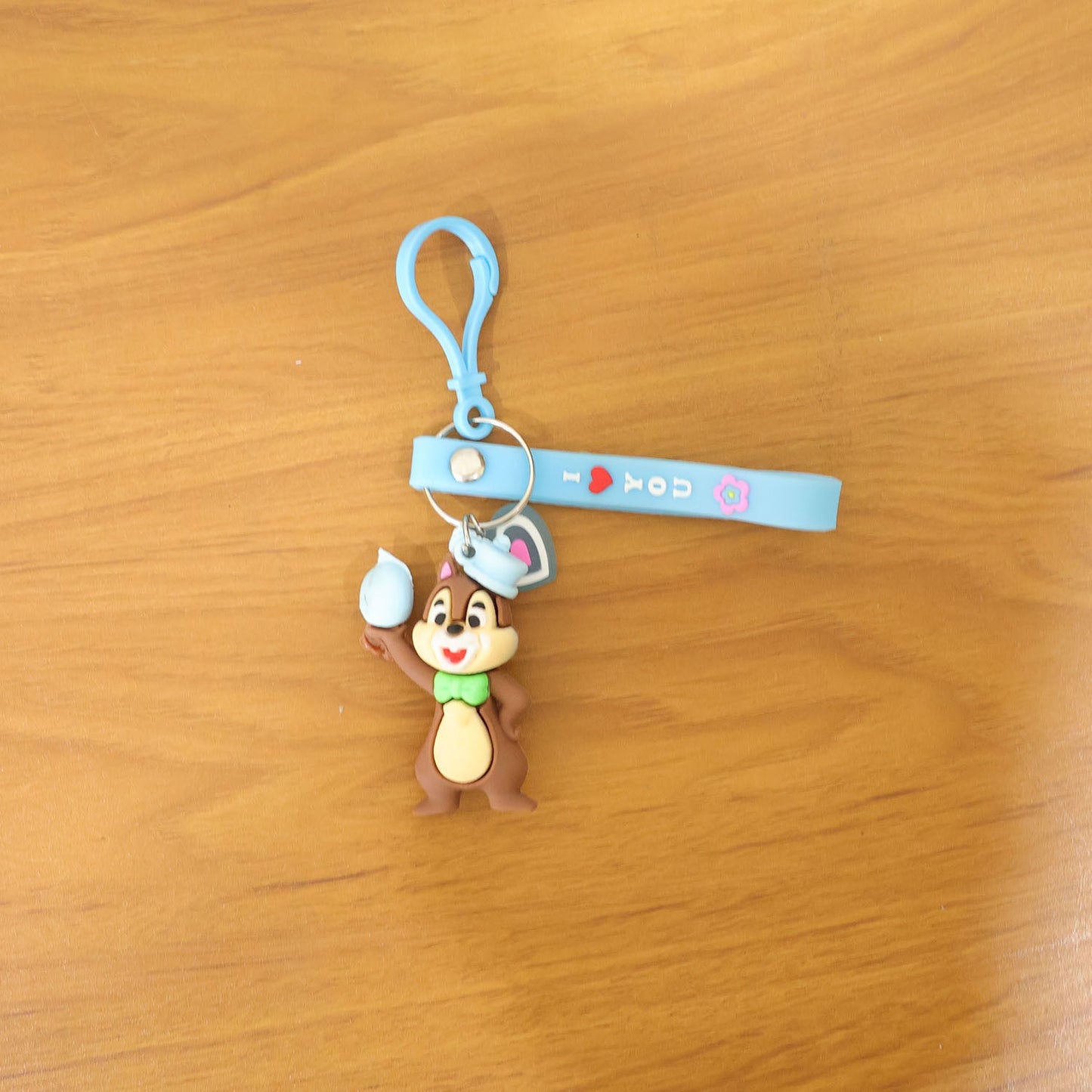 Stylish squirrel bag charm