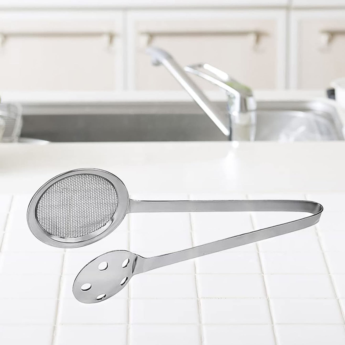 Apex Stainless Steel Skimmer Serving Tong