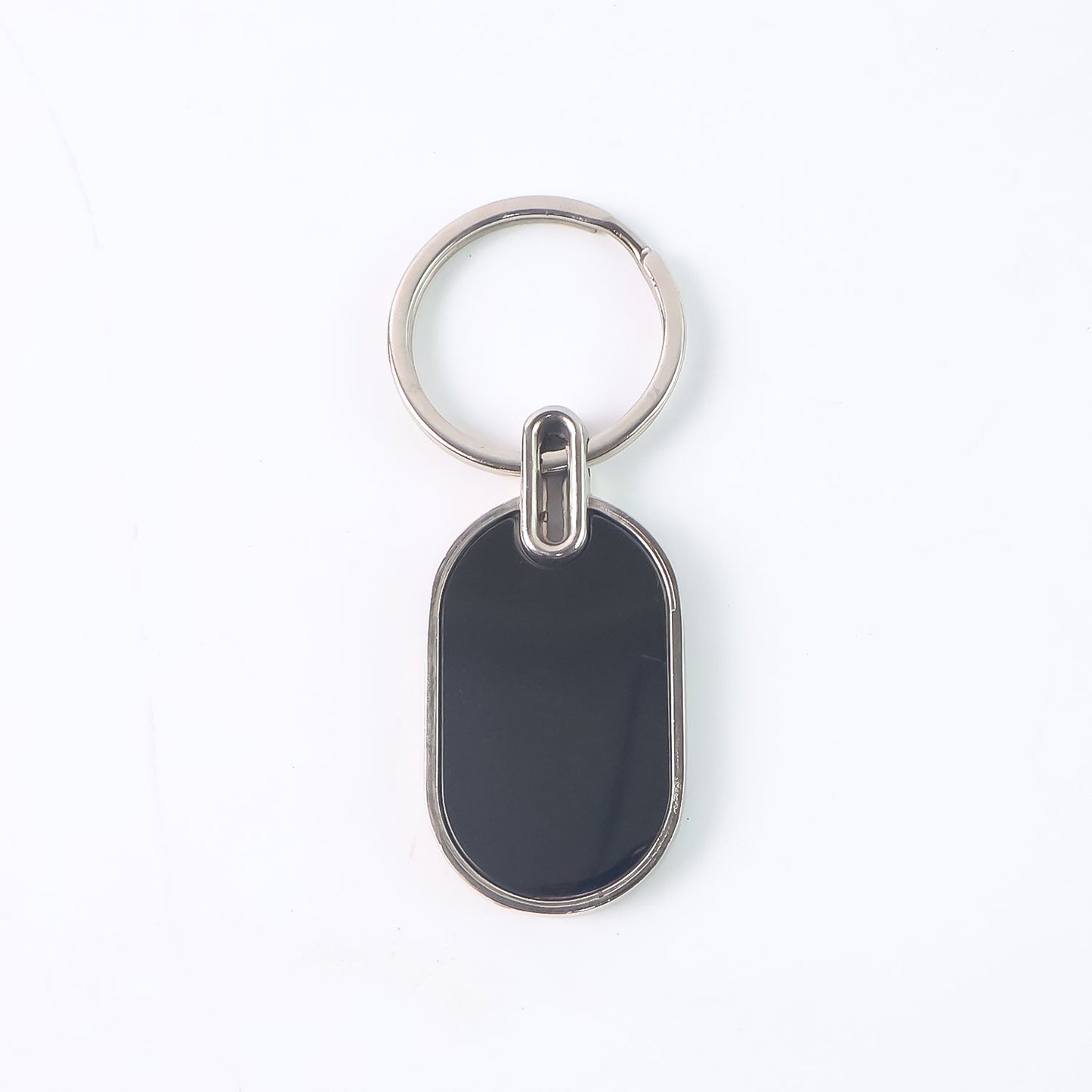 Monogram Edge Silver & Black Key Holder