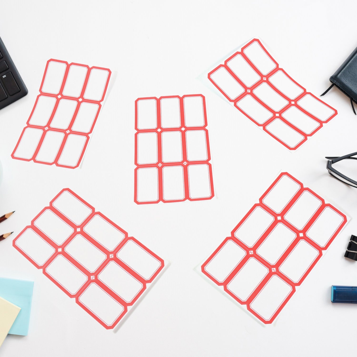 Note Tag Blank Sticker Labels