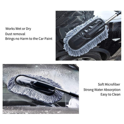 Car Dust Brush – Gentle Cleaning Tool for Interior & Exterior, Car Duster (1 Pc)