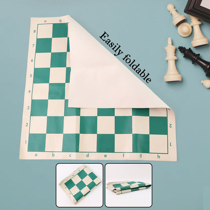 Big Premium Portable Chess Set Plastic Chess Pieces (1 Set)
