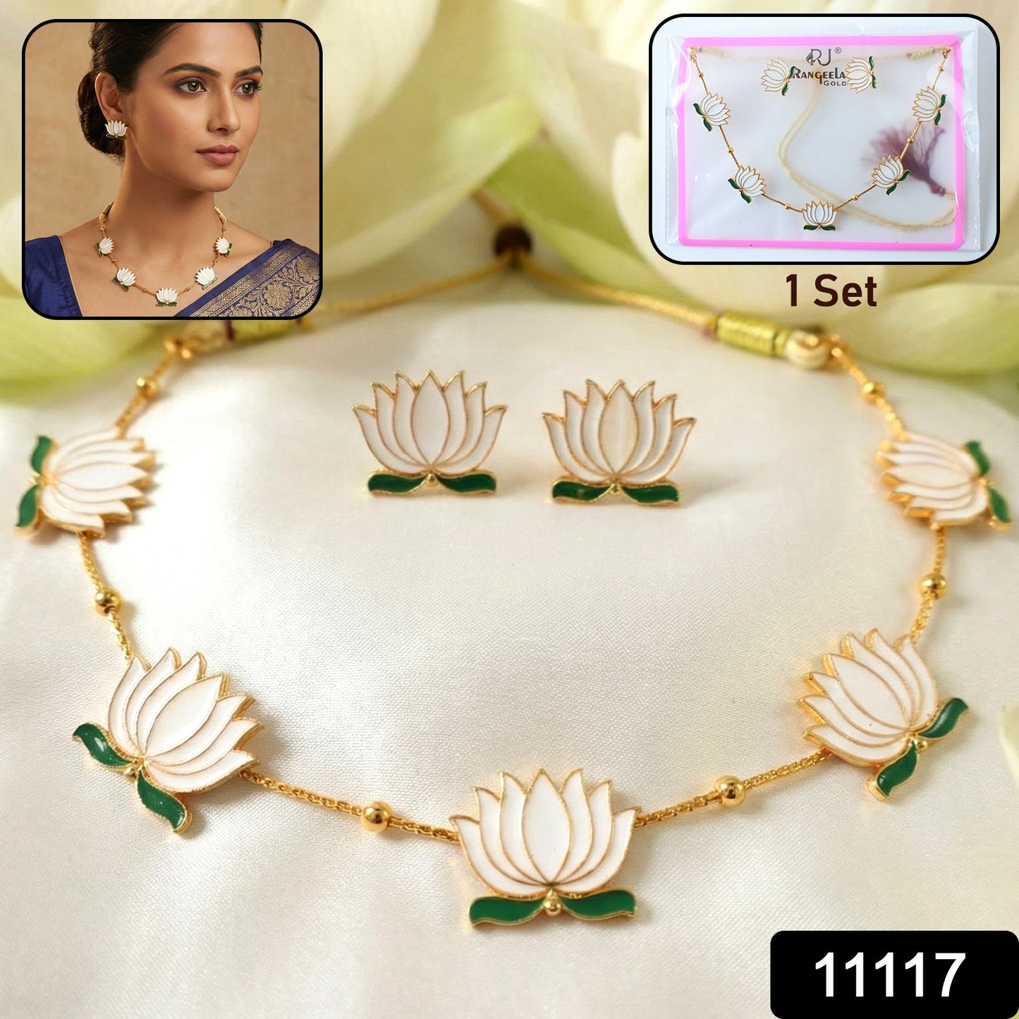 Lotus Necklace