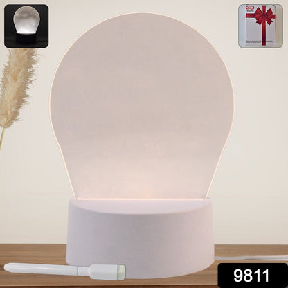 Custom name 3D lamp