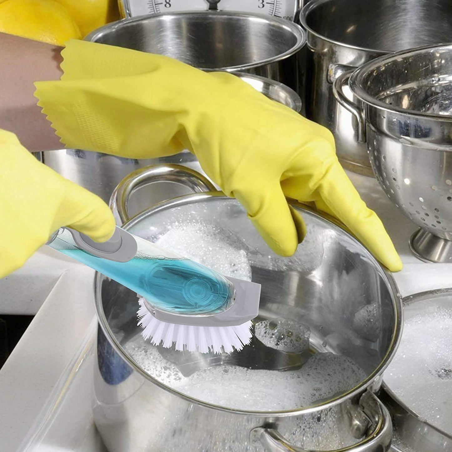 Home & Kitchen Cleaning Brushes (5 In 1)