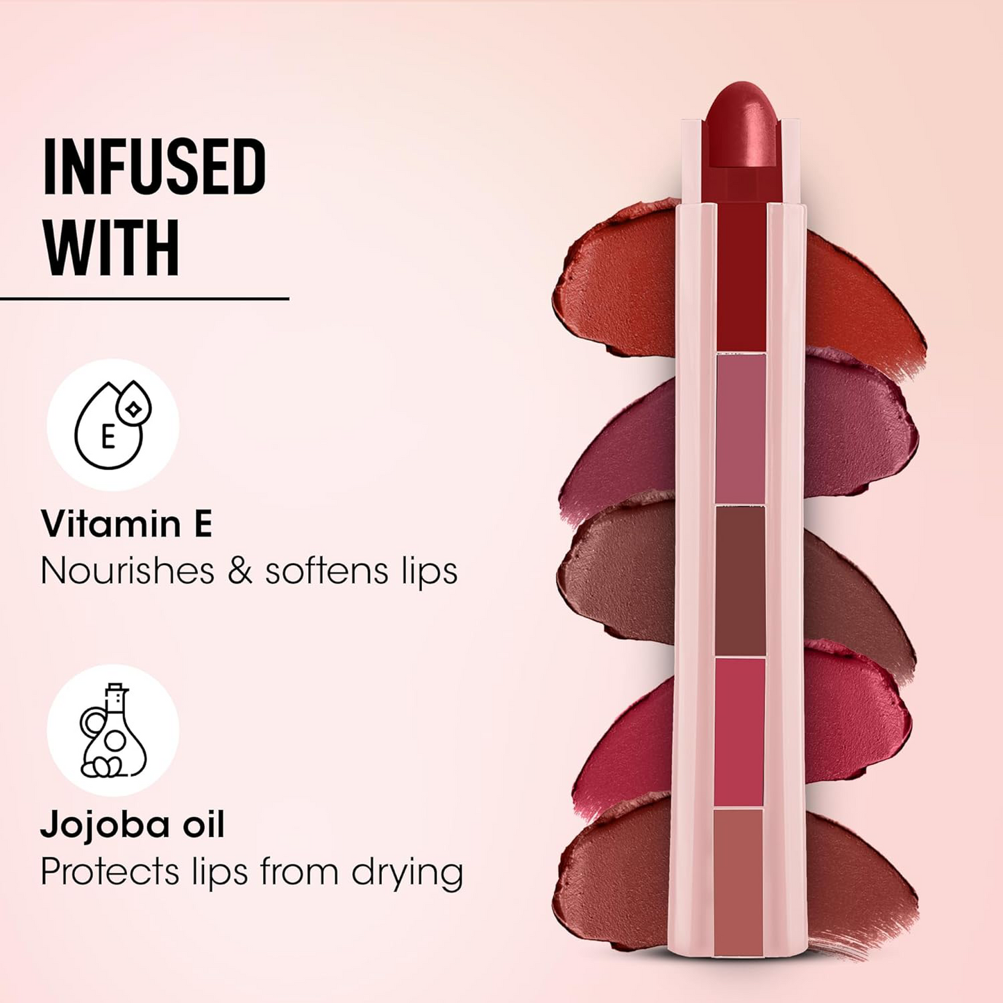 OG Beauty 5-in1 Sensational Lipstick (7.5 GM)