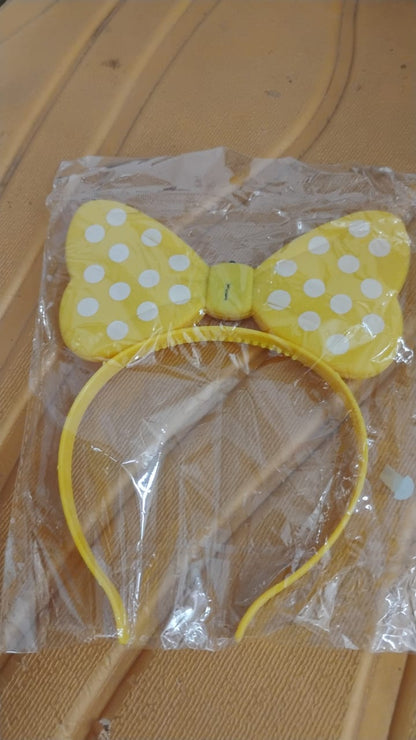 LED Glowing Bow Hairband (1 Pc)