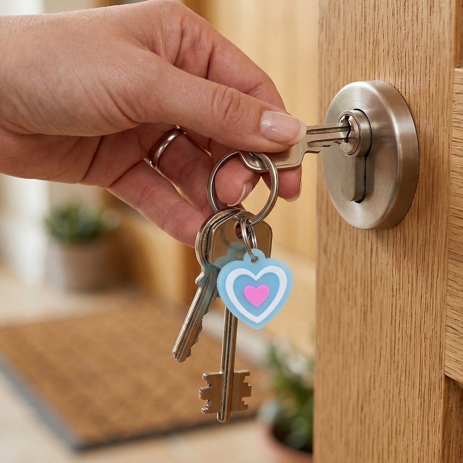 Heart Keychain Set