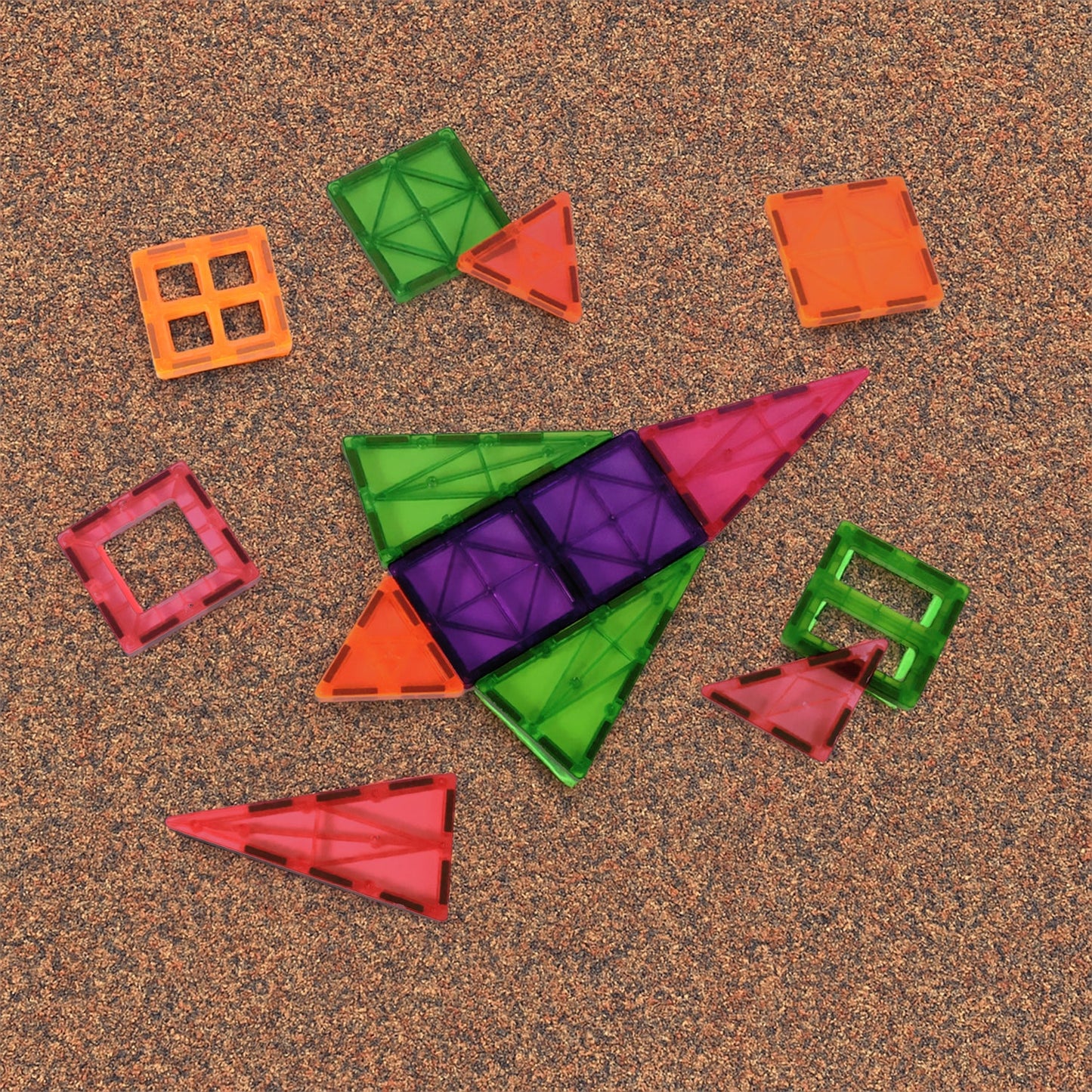 Magnetic Building Tiles - (32pc / Set)