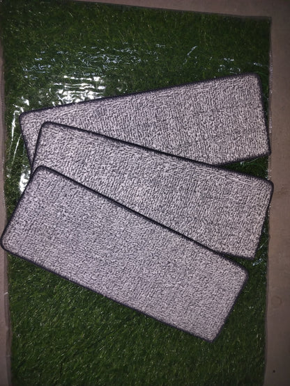 Microfiber Flat Mop Refill Pad For Dry and Wet Cleaning of All Smooth (3 Pc Set)