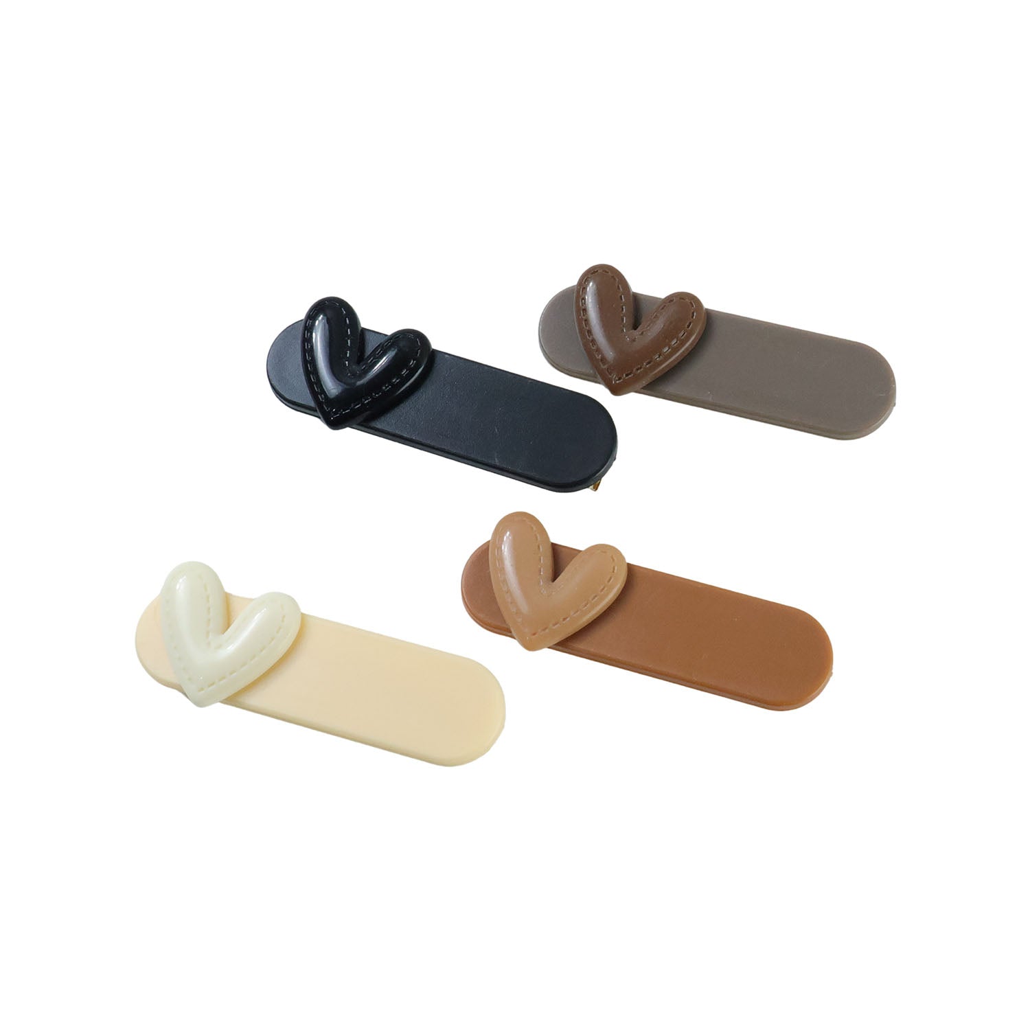 Heart Hair Pins Set