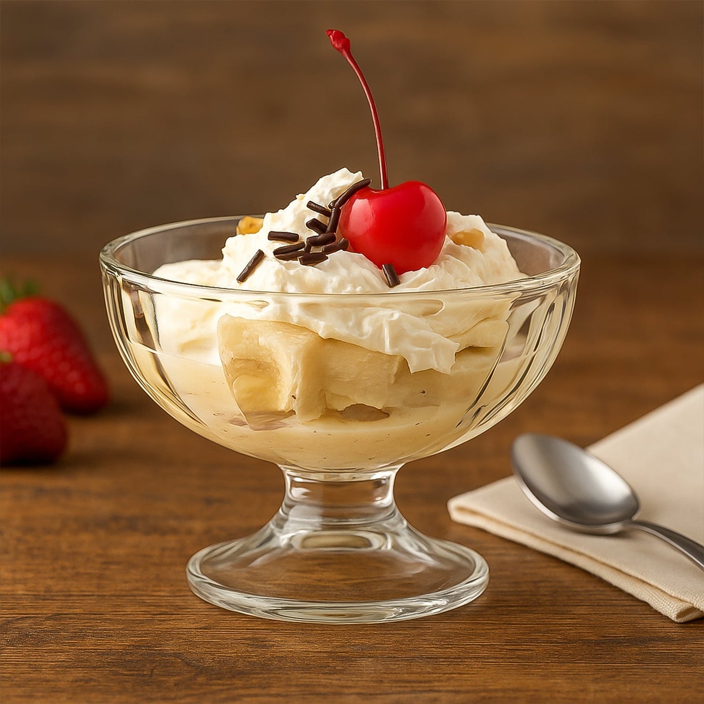 Classic Ice Cream Serving Glass